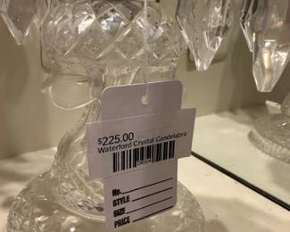 Waterford Crystal candelabra