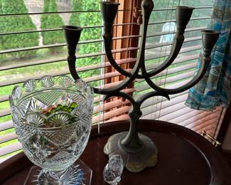 Waterford Crystal hexagon vase