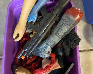 Halloween decorations.