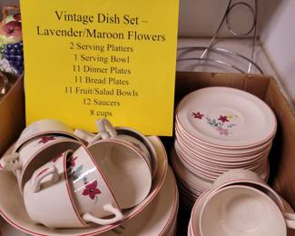 Vintage Dish Set