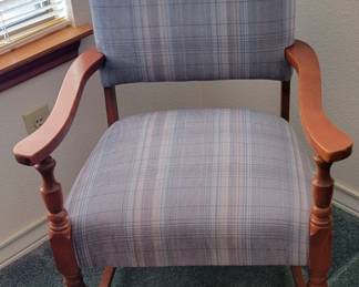 Chair Blue Cushions