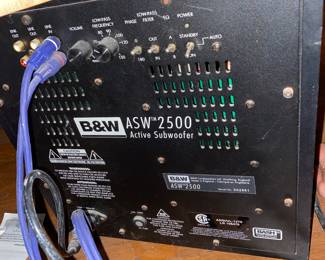 B & W ASW 2500