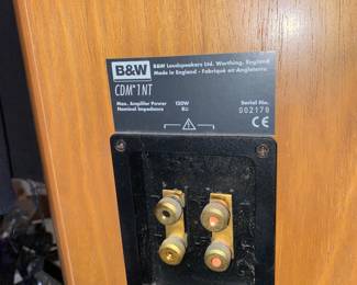 B&W speakers