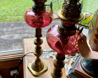 French kerosene lanterns/lamps