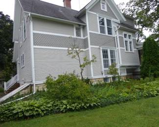 No one there at the house. Call for appointment before going. 630-880-6328. For prices & more info, copy & paste link:  https://beforeudemo.com/sales-event/wheaton-victorian-style-home-demolition-sale/