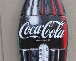 29" Metal Coke Bottle Thermometer