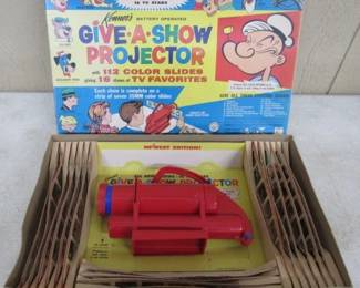 1964 Kenner Toys BO. Give-A-Show Projector w/Slides in Box