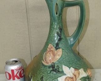 15" Tall Roseville Pottery Ewer