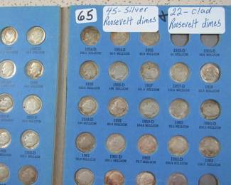 Silver & Clad Roosevelt Dimes