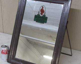 1940's - 1950's Red Goose Shoes Store Shoe Mirror
