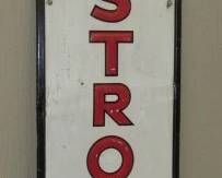 1950's Metal Embossed Armstrong Tires Sign - 18" x 72"
