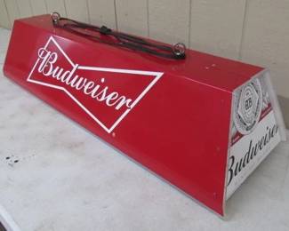 Budweiser Beer Pool Table Light