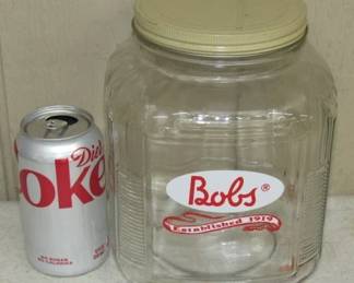 Vintage Bob's Candy Jar
