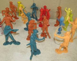 1970's Large Toy Cowboys & Indians
