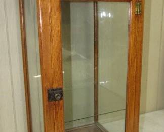 31" Tall Dr. M.A. Simmons Liver Medicine Display Case