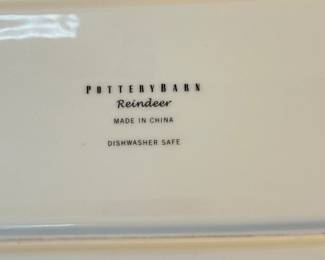 Pottery Barn Reindeer Dishes