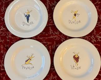Pottery Barn Reindeer Dishes