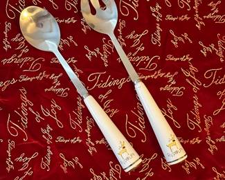 Pottery Barn Rudolph Reindeer dishes