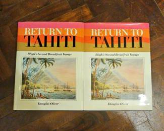 TTT548-2 Signed Copies Of "Return To Tahiti" By Douglas Oliver