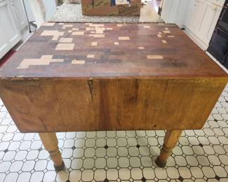 TTT318 Butcher Block Table