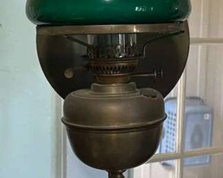 TTT270- Vintage Brass Scott Lamp Co Surgeons Lamp