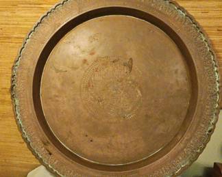 TTT569-Very Large Very Mysterious Antique Looking Decorative Metal Display