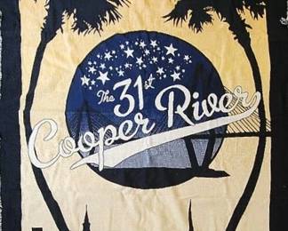 TTT026 - 2008 Commemorative Cooper River 10K Run Woven Blanket 