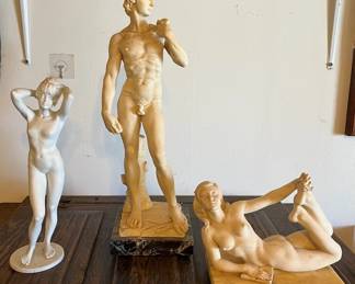 TTT165 Three Nude Figurines 