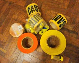 TTT604-Lot Of Caution Tape