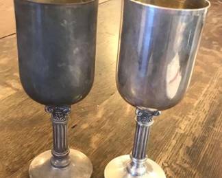 TTT415 - Sterling Silver Wine Goblets 