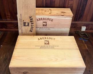 TTT008 Two Wooden Whisky Crates 