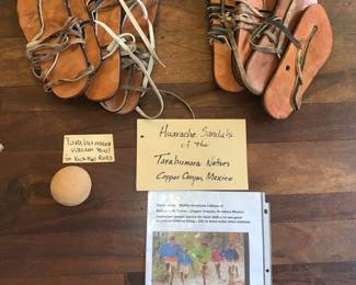 TTT088 Huarache Sandals from Tarahumara Native Americans