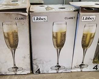 TTT620 - Libby 6-Ounce Clear Champagne Glasses (19)