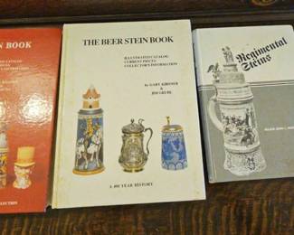 TTT217-Amazing Assortment Of Beer Stein Hardcover Books