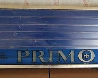 TTT136 - Rare Vintage Primo Beer Bar Signage Lights Up