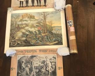 TTT181 - Vintage Posters & Postage Stamps