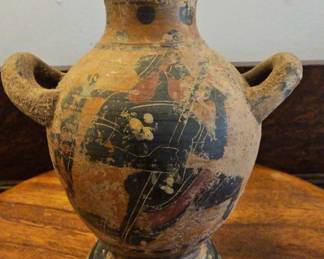 TTT254-ANCIENT Greek Clay Hydria-Shaped Vessel-400 BC
