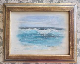 TTT378 Original Painting On Stretched Canvas