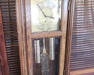 TTT002 - Ornate Pearl Grandfather Clock 