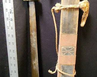 TTT287 - Kampilan Type Sword and Scabbard 