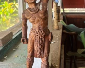 TTT390- Tribal Carved Wooden Figurine