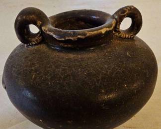 TTT538-Collectible Chinese Brown Glazed Jarlet