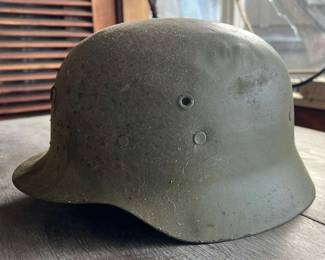 TTT401- Vintage Metal Combat Helmet