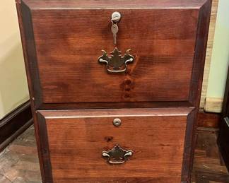 TTT413- Wooden (2) Drawer Cabinet 