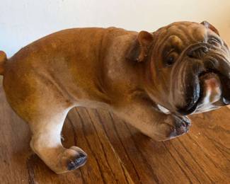 TTT125 Totally Lifelike Resin Bulldog Figure