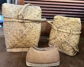 TTT442- Woven Philippine Basket Bags