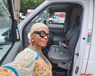 We can arrange delivery of bigger items at your expense. 