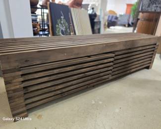 Designer TV Bench with storage