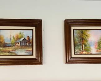 original oil paintings mid century smaller 