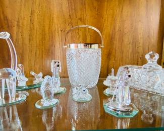 lots of small Swarovski crystal figurines in all themes